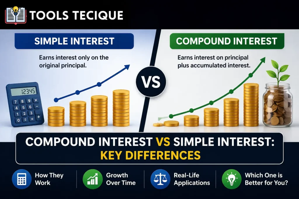 Compound Interest vs Simple Interest Key Differences