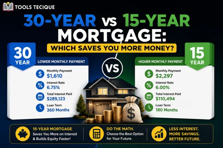 30-Year vs 15-Year Mortgage: Which Saves You More Money?