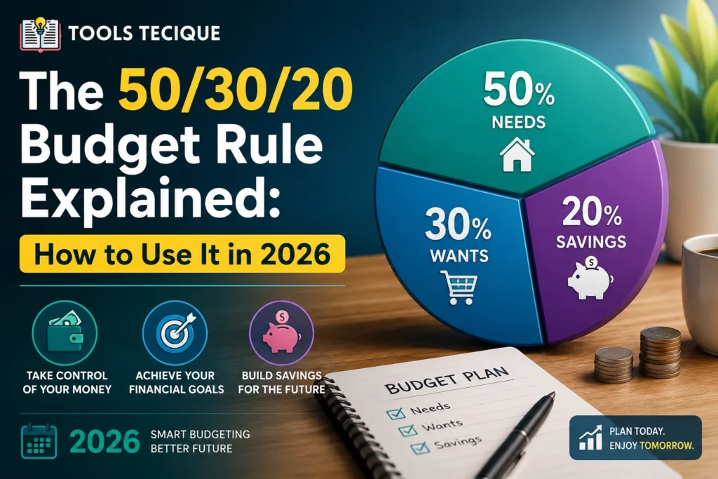 503020 Budget Rule Calculator How to Split Your Income in 2026