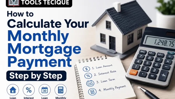 How to Calculate Your Monthly Mortgage Payment Step by Step