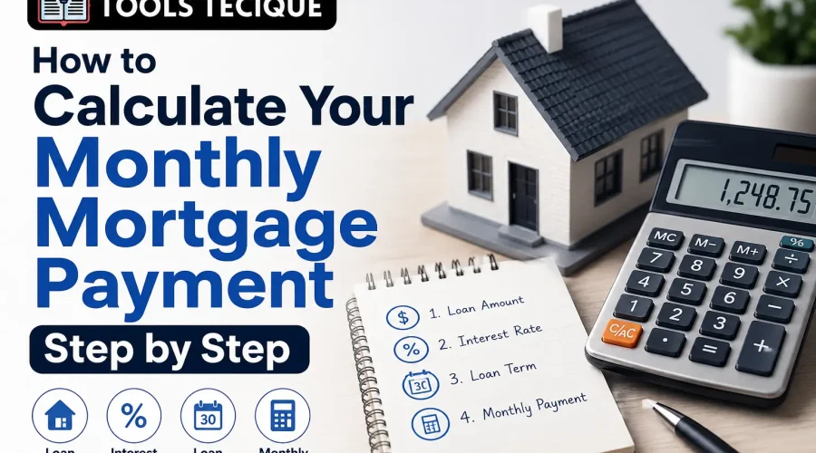 How to Calculate Your Monthly Mortgage Payment Step by Step