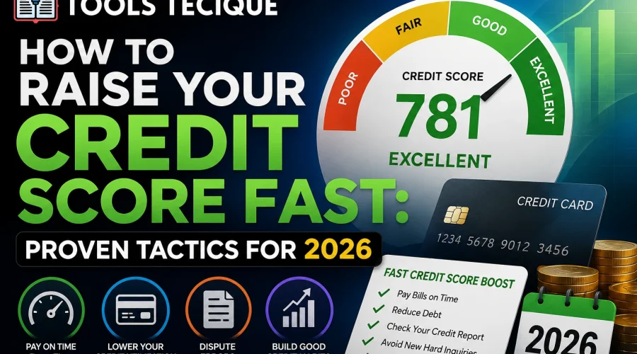 How to Raise Your Credit Score Fast Proven Tactics for 2026