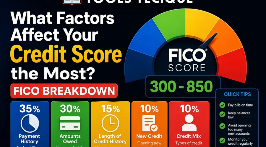 What Factors Affect Your Credit Score the Most FICO Breakdown